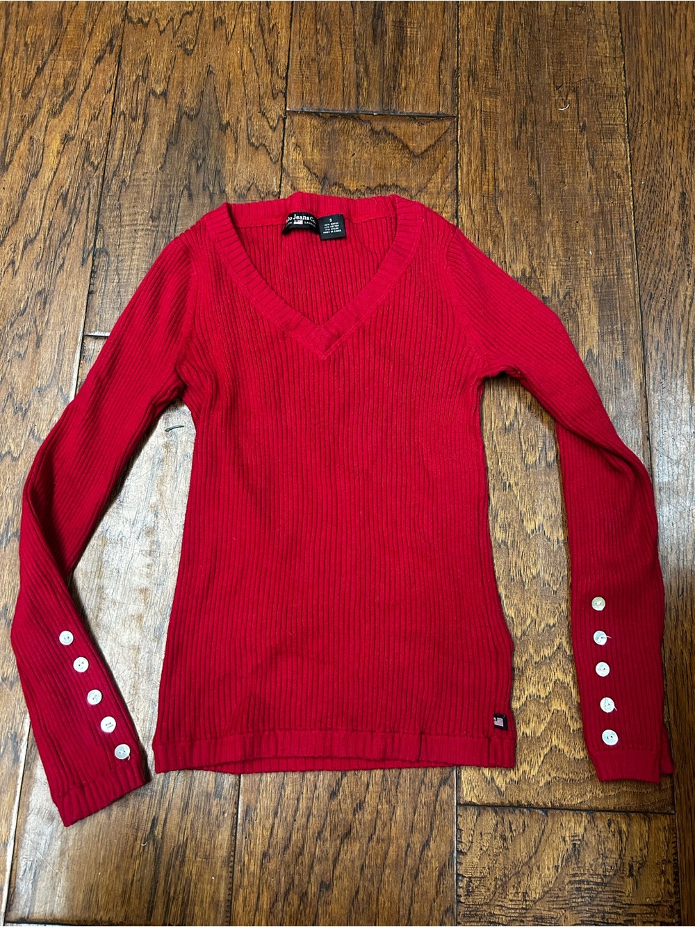 Polo Ralph Lauren Jeans‎ Co. vintage Y2K-style ribbed knit sweater